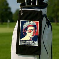 Happy Treason Day 4th Of July British Colonials Flag Golf Towel