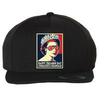 Happy Treason Day 4th Of July British Colonials Flag Wool Snapback Cap