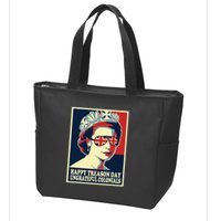 Happy Treason Day 4th Of July British Colonials Flag Zip Tote Bag