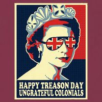 Happy Treason Day 4th Of July British Colonials Flag 16oz Travel Tumbler