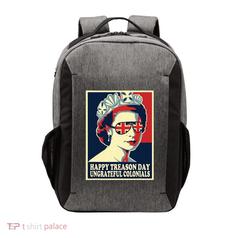 Happy Treason Day 4th Of July British Colonials Flag Vector Backpack