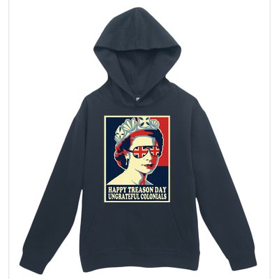 Happy Treason Day 4th Of July British Colonials Flag Urban Pullover Hoodie