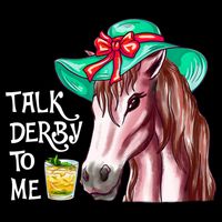 Horse Talk Derby To Me Mint Juleps Funny Derby Horse Racing Gift Doggie Tank