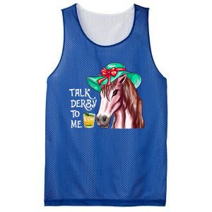 Horse Talk Derby To Me Mint Juleps Funny Derby Horse Racing Gift Mesh Reversible Basketball Jersey Tank