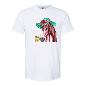 Horse Talk Derby To Me Mint Juleps Funny Derby Horse Racing Gift Softstyle CVC T-Shirt