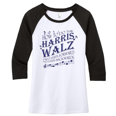 How To Do The Harriswalz Women's Tri-Blend 3/4-Sleeve Raglan Shirt