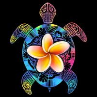 Hawaiian Tie Dye Sea Turtle Gift Cool Hawaii Gift For Men And Women Cooling Performance Crew T-Shirt