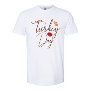 Happy Turkey Day Softstyle CVC T-Shirt