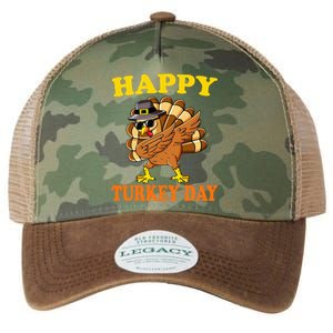 Happy Turkey Day  Cute Little Pilgrim Gift Thanksgiving Legacy Tie Dye Trucker Hat