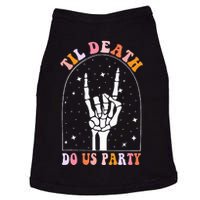 Halloween Til Death Do Us Party Retro Bachelorette Matching Doggie Tank