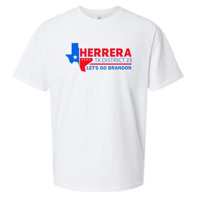 Herrera Tx District 23 LetS Go Brandon 2024 Quote Sueded Cloud Jersey T-Shirt