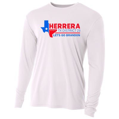 Herrera Tx District 23 LetS Go Brandon 2024 Quote Cooling Performance Long Sleeve Crew