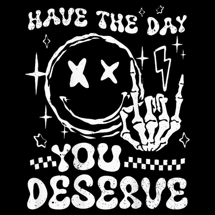 Have The Day You Deserve Motivation Drawstring Bag