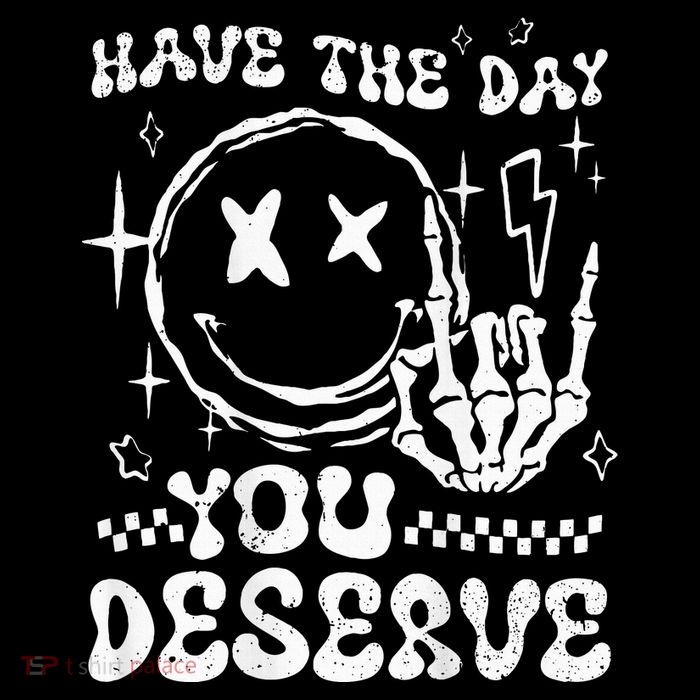 Have The Day You Deserve Motivation Cooling Performance Long Sleeve Crew