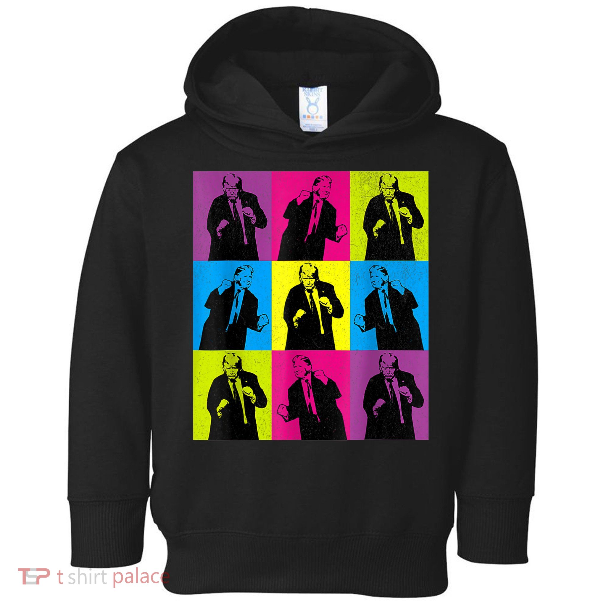 Happy Trump Dancing Pop Art Trump Toddler Hoodie