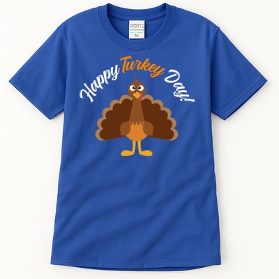 Happy Turkey Day Thanksgiving Gift Tall T-Shirt