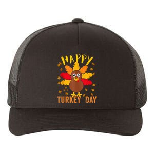 Happy Turkey Day Thanksgiving Cute Costume Celebration Yupoong Adult 5-Panel Trucker Hat