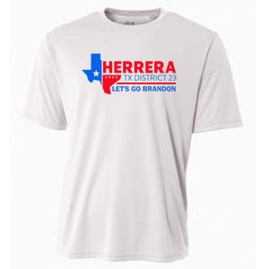 Herrera Tx District 23 LetS Go Brandon 2024 Quote Cooling Performance Crew T-Shirt