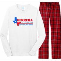 Herrera Tx District 23 LetS Go Brandon 2024 Quote Long Sleeve Pajama Set