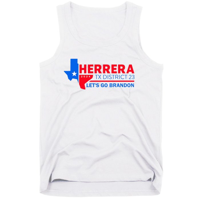 Herrera Tx District 23 LetS Go Brandon 2024 Quote Tank Top