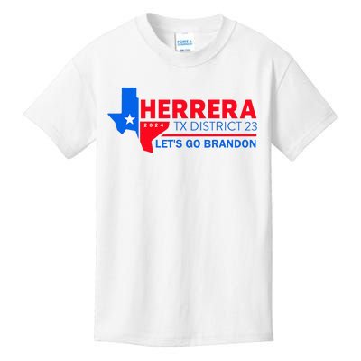 Herrera Tx District 23 LetS Go Brandon 2024 Quote Kids T-Shirt