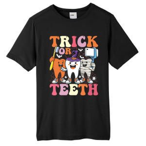 Halloween Treat Dentist Trick Or Th Funny Dental Gift Tall Fusion ChromaSoft Performance T-Shirt