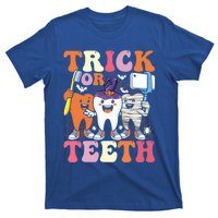 Halloween Treat Dentist Trick Or Th Funny Dental Gift T-Shirt