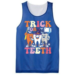 Halloween Treat Dentist Trick Or Th Funny Dental Gift Mesh Reversible Basketball Jersey Tank