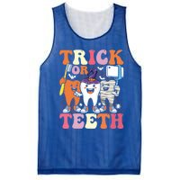 Halloween Treat Dentist Trick Or Th Funny Dental Gift Mesh Reversible Basketball Jersey Tank