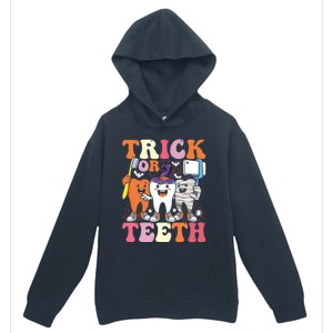 Halloween Treat Dentist Trick Or Th Funny Dental Gift Urban Pullover Hoodie