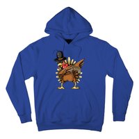 Happy Thanksgiving Dabbing Gamer Turkey Cool Gift Hoodie