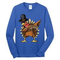 Happy Thanksgiving Dabbing Gamer Turkey Cool Gift Tall Long Sleeve T-Shirt