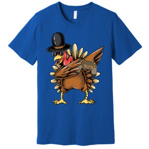 Happy Thanksgiving Dabbing Gamer Turkey Cool Gift Premium T-Shirt