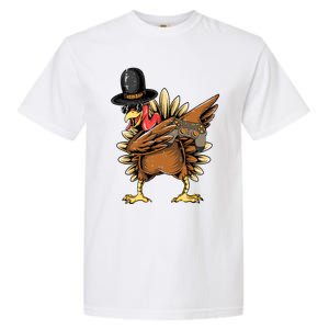 Happy Thanksgiving Dabbing Gamer Turkey Cool Gift Garment-Dyed Heavyweight T-Shirt