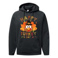 Happy Turkey Day 2024 Autumn Fall Thanksgiving Family Performance Fleece Hoodie