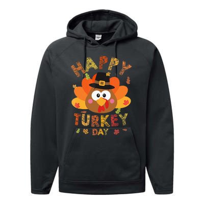 Happy Turkey Day 2024 Autumn Fall Thanksgiving Family Performance Fleece Hoodie