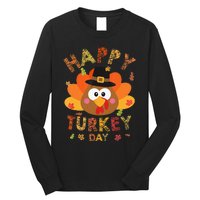 Happy Turkey Day 2024 Autumn Fall Thanksgiving Family Long Sleeve Shirt