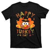 Happy Turkey Day 2024 Autumn Fall Thanksgiving Family T-Shirt