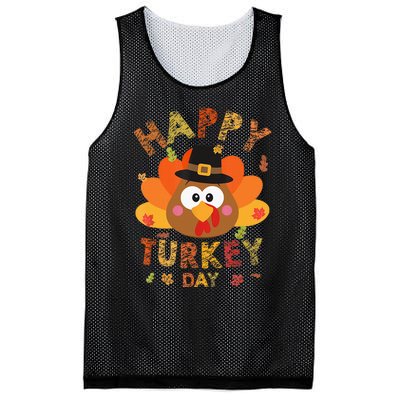 Happy Turkey Day 2024 Autumn Fall Thanksgiving Family Mesh Reversible Basketball Jersey Tank