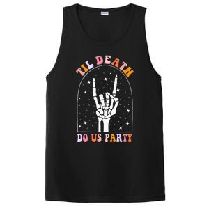 Halloween Til Death Do Us Party Retro Bachelorette Matching PosiCharge Competitor Tank