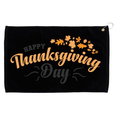 Happy Thanksgiving Day Turkey Usa Family Gift Grommeted Golf Towel