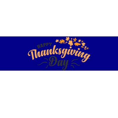 Happy Thanksgiving Day Turkey Usa Family Gift Bumper Sticker