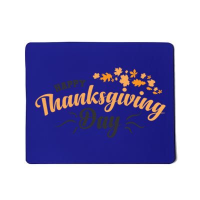 Happy Thanksgiving Day Turkey Usa Family Gift Mousepad