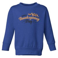 Happy Thanksgiving Day Turkey Usa Family Gift Toddler Sweatshirt