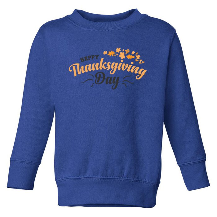 Happy Thanksgiving Day Turkey Usa Family Gift Toddler Sweatshirt