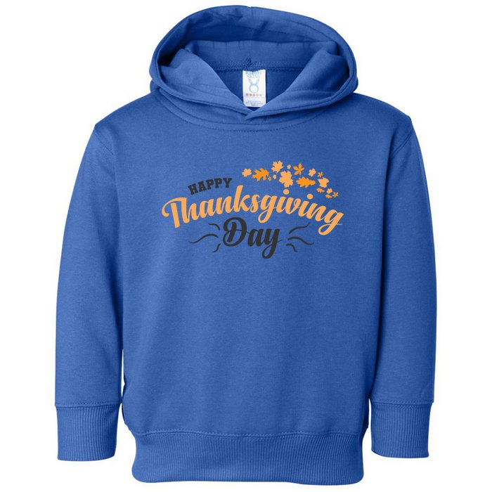 Happy Thanksgiving Day Turkey Usa Family Gift Toddler Hoodie