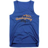 Happy Thanksgiving Day Turkey Usa Family Gift Tank Top