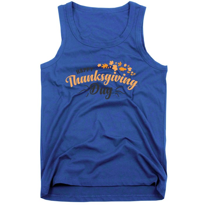 Happy Thanksgiving Day Turkey Usa Family Gift Tank Top