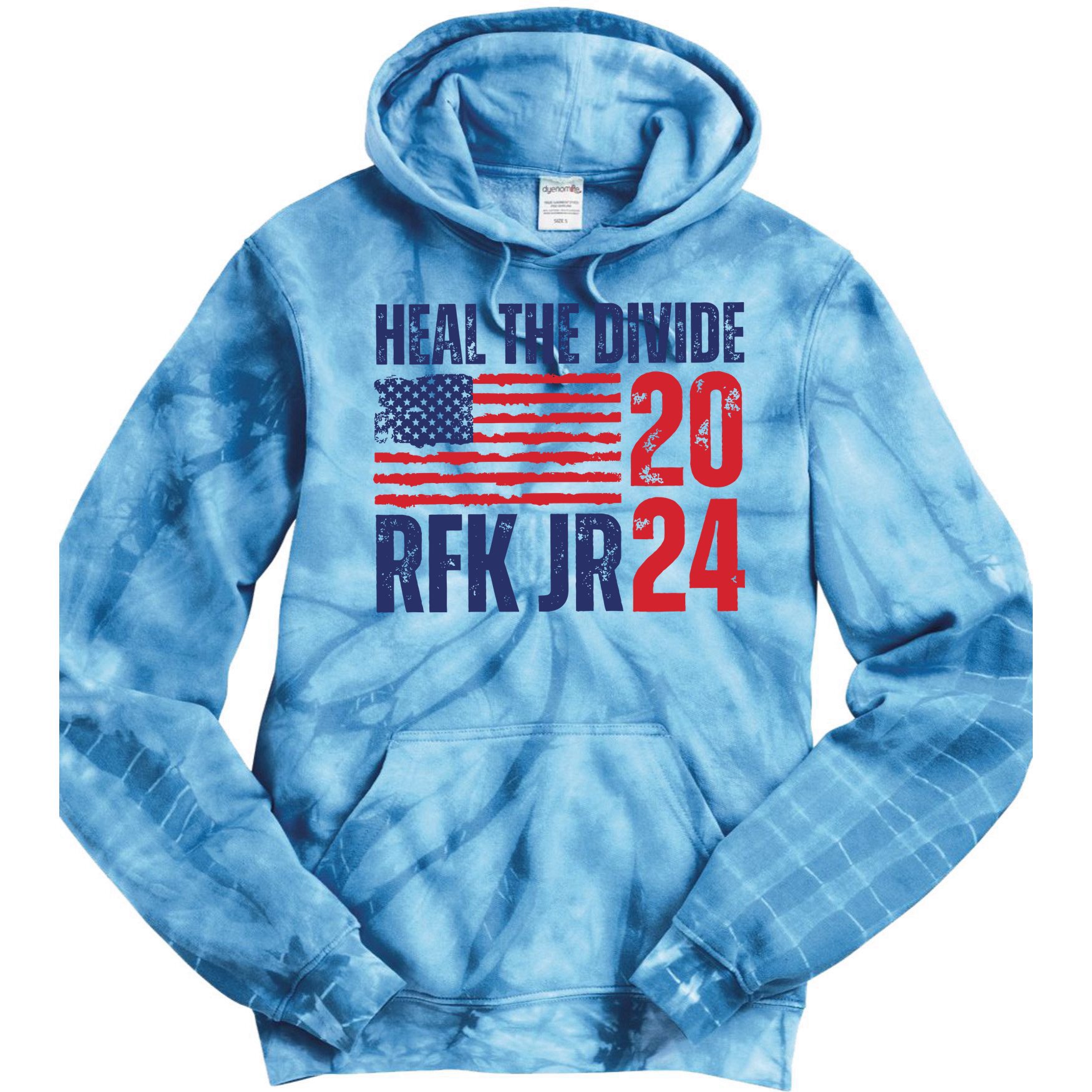 Heal The Divided Jfk Jr 2024 Tie Dye Hoodie
