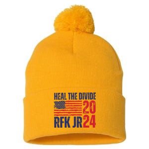 Heal The Divided Jfk Jr 2024 Pom Pom 12in Knit Beanie